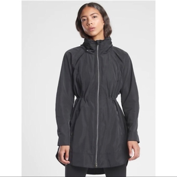 ATHLETA Gray Misty hooded full zip jacket size S. - Picture 2 of 14